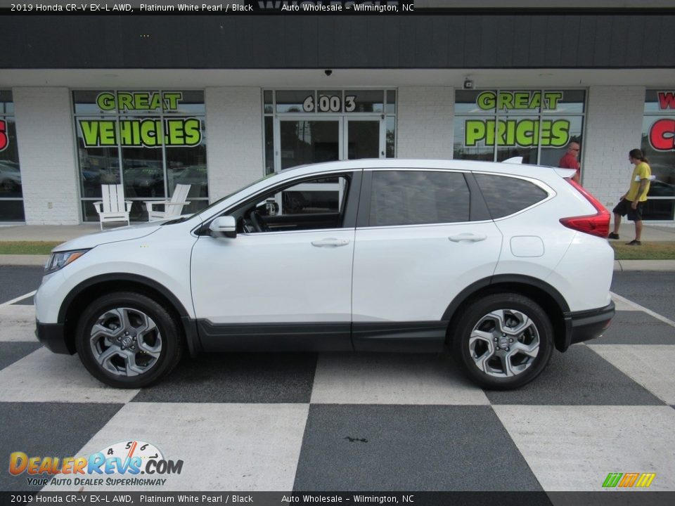 2019 Honda CR-V EX-L AWD Platinum White Pearl / Black Photo #1