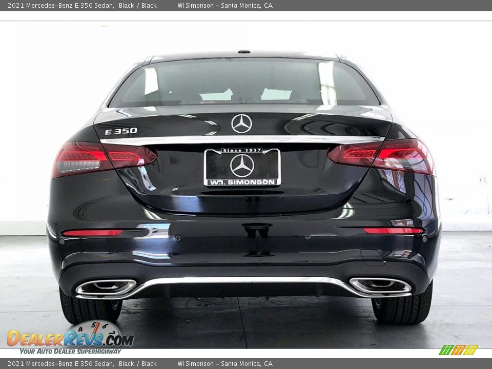 2021 Mercedes-Benz E 350 Sedan Black / Black Photo #3