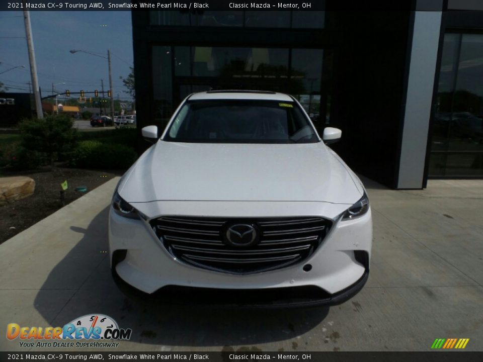 2021 Mazda CX-9 Touring AWD Snowflake White Pearl Mica / Black Photo #2