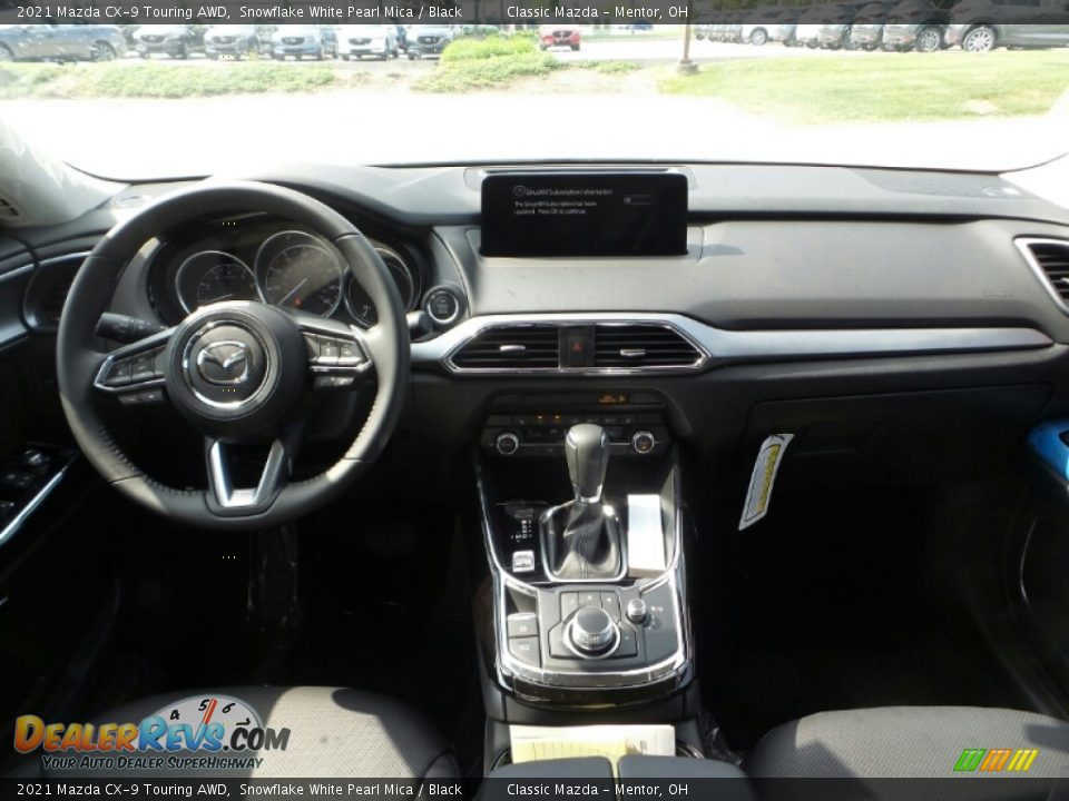 2021 Mazda CX-9 Touring AWD Snowflake White Pearl Mica / Black Photo #3