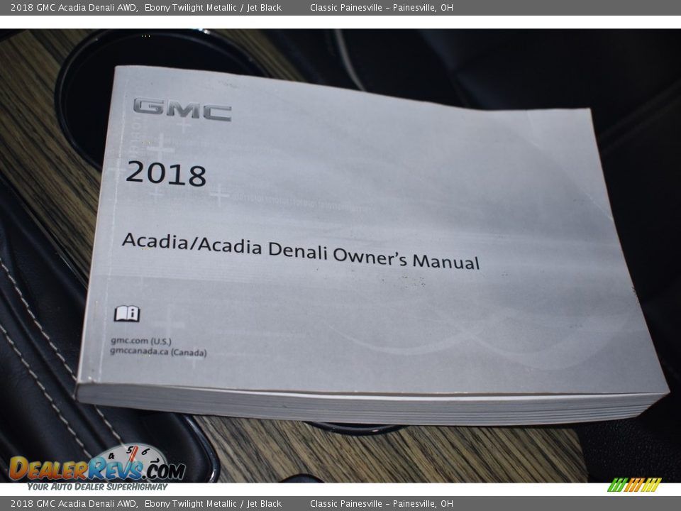 2018 GMC Acadia Denali AWD Ebony Twilight Metallic / Jet Black Photo #20