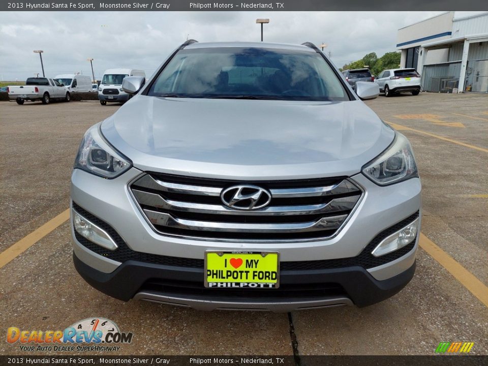 2013 Hyundai Santa Fe Sport Moonstone Silver / Gray Photo #9