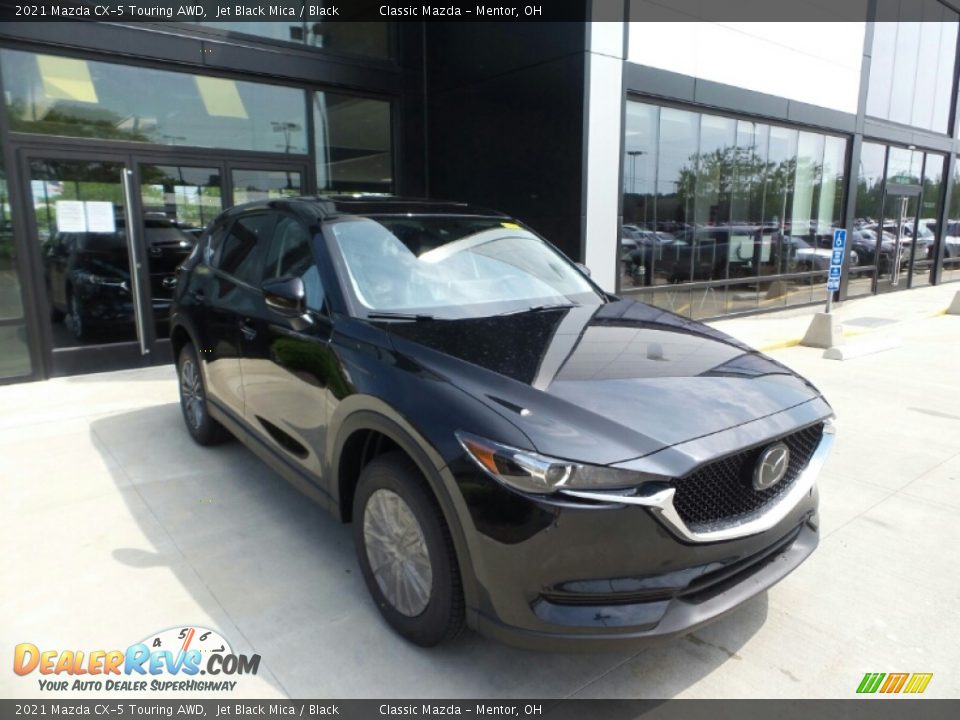2021 Mazda CX-5 Touring AWD Jet Black Mica / Black Photo #1