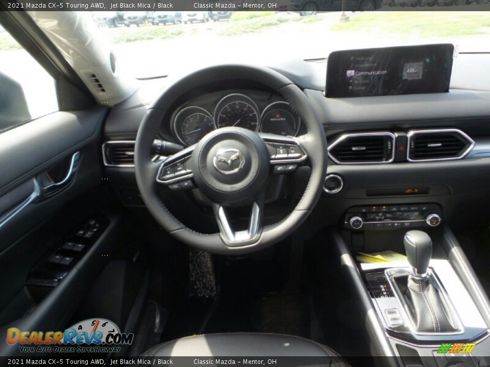 2021 Mazda CX-5 Touring AWD Jet Black Mica / Black Photo #4