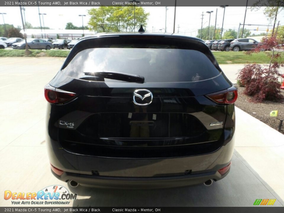 2021 Mazda CX-5 Touring AWD Jet Black Mica / Black Photo #5
