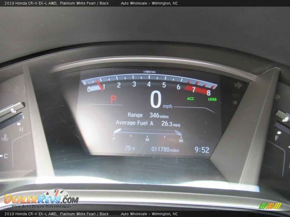 2019 Honda CR-V EX-L AWD Platinum White Pearl / Black Photo #16
