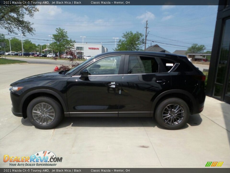 2021 Mazda CX-5 Touring AWD Jet Black Mica / Black Photo #6