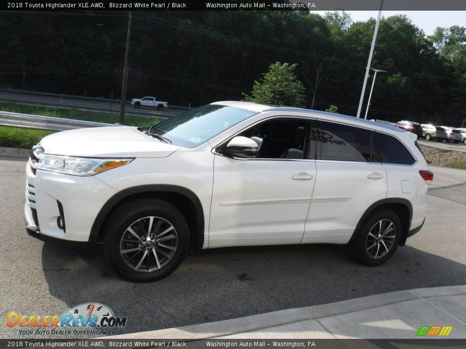 2018 Toyota Highlander XLE AWD Blizzard White Pearl / Black Photo #12