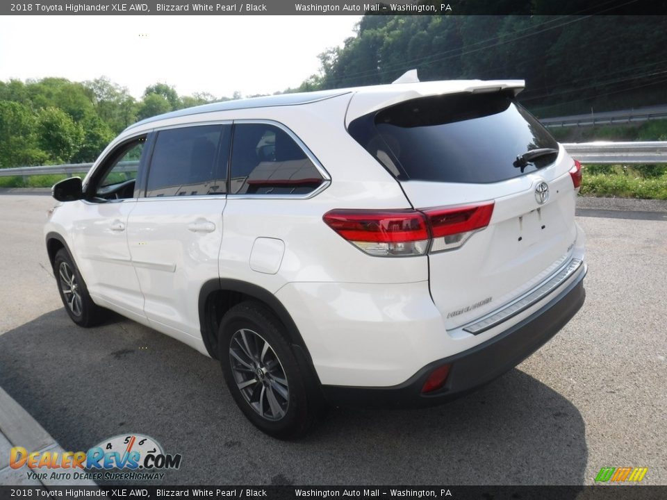 2018 Toyota Highlander XLE AWD Blizzard White Pearl / Black Photo #13