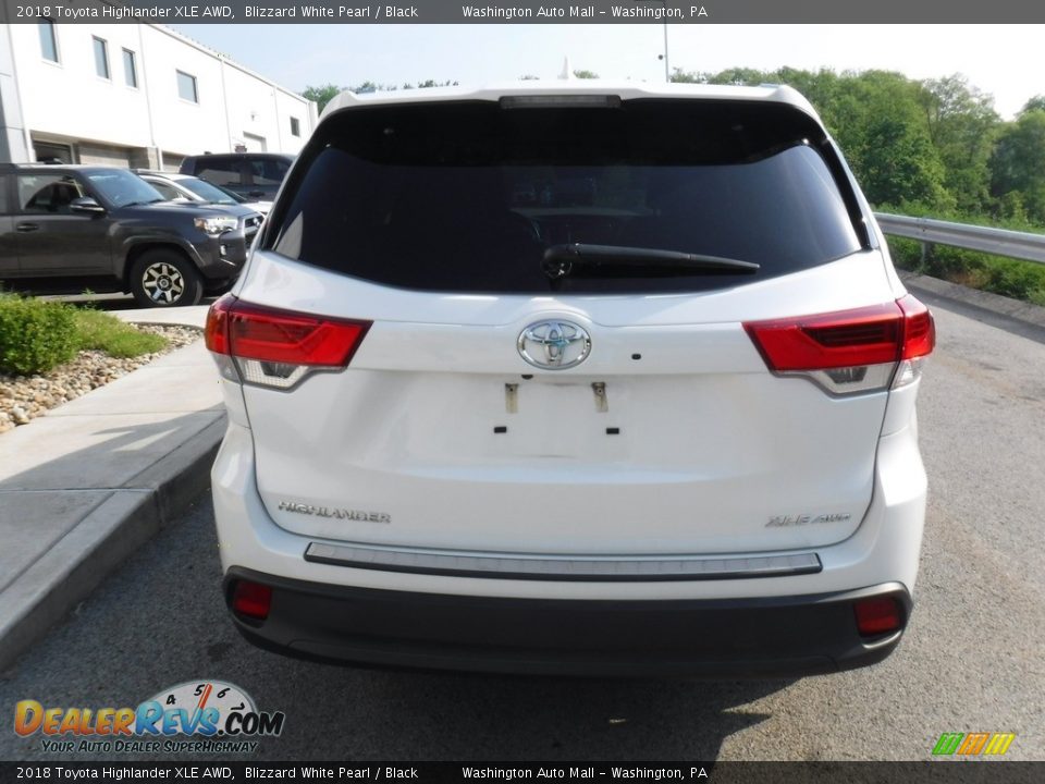 2018 Toyota Highlander XLE AWD Blizzard White Pearl / Black Photo #14