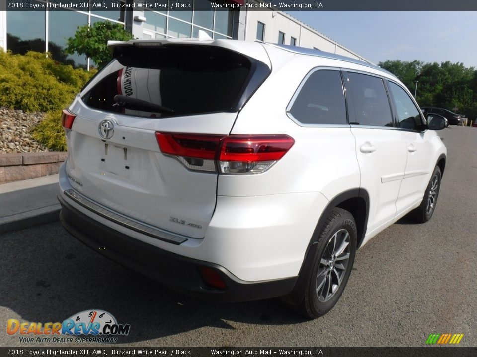 2018 Toyota Highlander XLE AWD Blizzard White Pearl / Black Photo #15