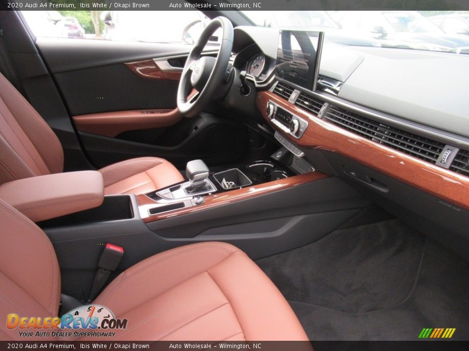 2020 Audi A4 Premium Ibis White / Okapi Brown Photo #12