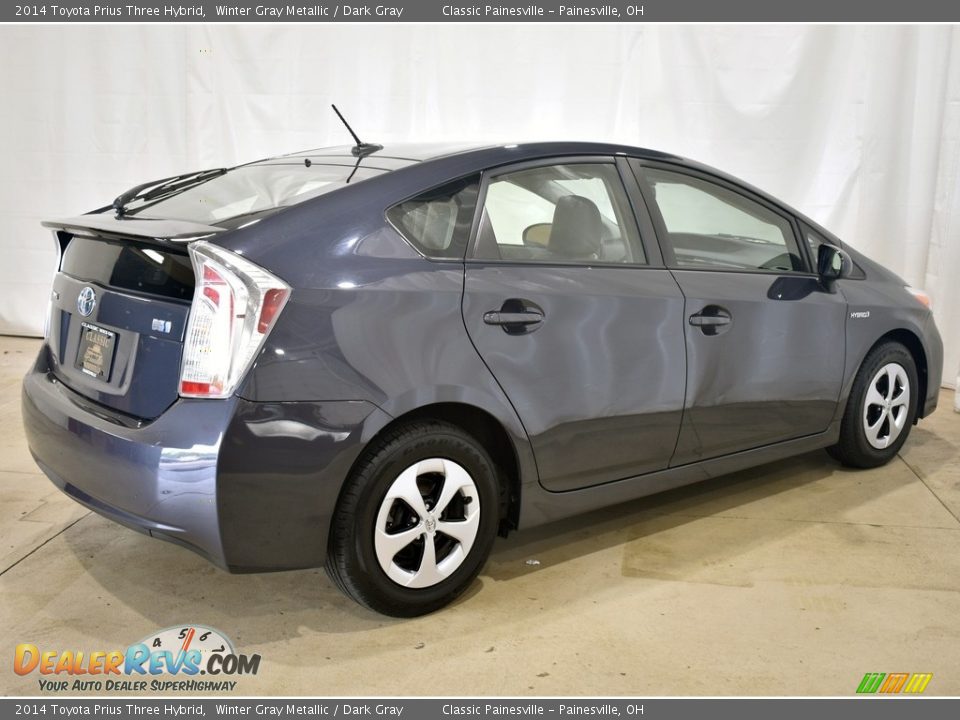 2014 Toyota Prius Three Hybrid Winter Gray Metallic / Dark Gray Photo #2