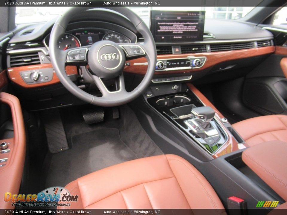 2020 Audi A4 Premium Ibis White / Okapi Brown Photo #15