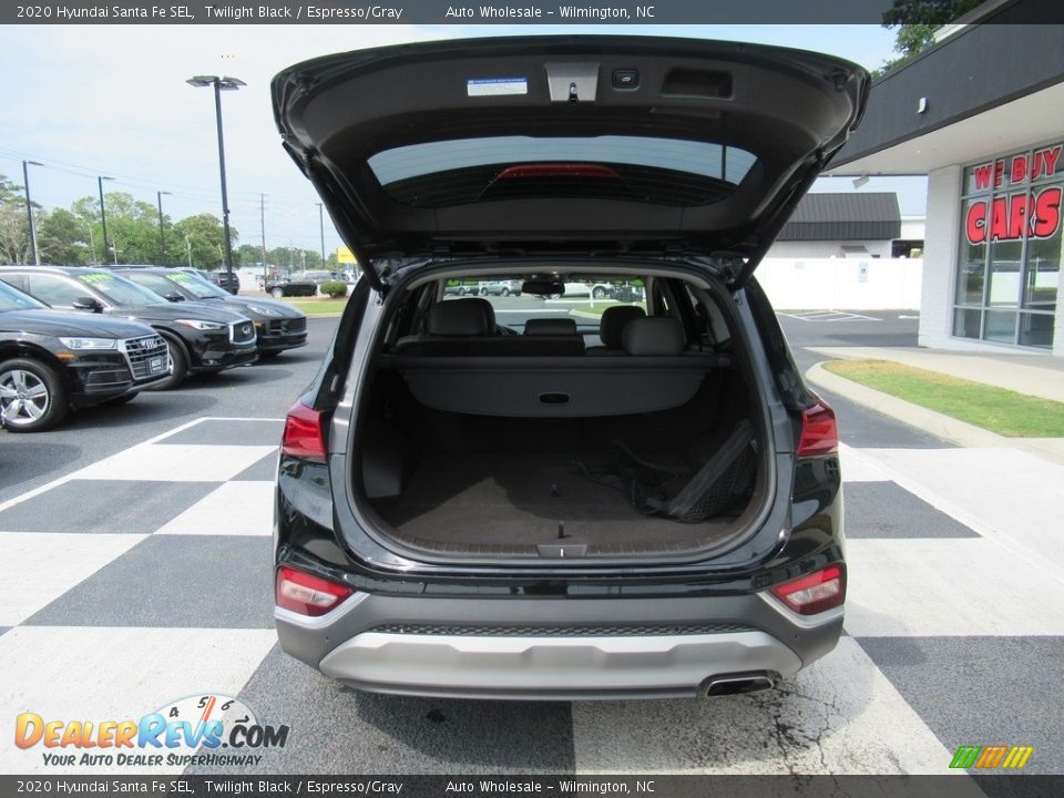 2020 Hyundai Santa Fe SEL Twilight Black / Espresso/Gray Photo #5