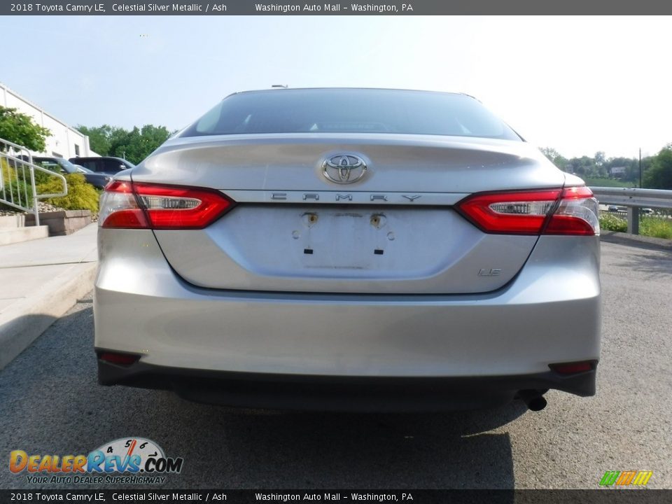 2018 Toyota Camry LE Celestial Silver Metallic / Ash Photo #11