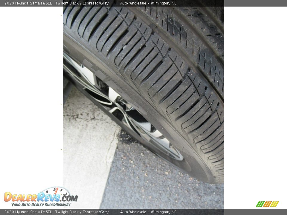 2020 Hyundai Santa Fe SEL Twilight Black / Espresso/Gray Photo #8