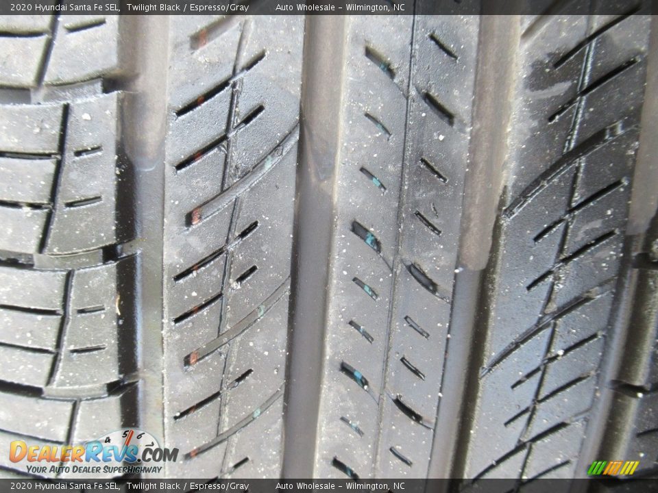 2020 Hyundai Santa Fe SEL Twilight Black / Espresso/Gray Photo #9