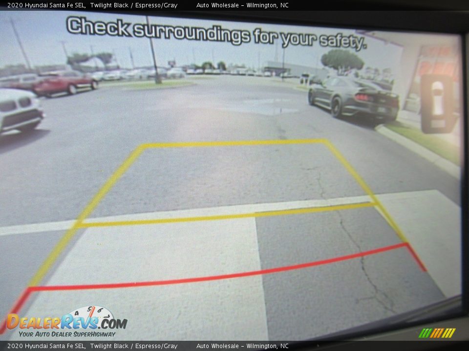 2020 Hyundai Santa Fe SEL Twilight Black / Espresso/Gray Photo #18