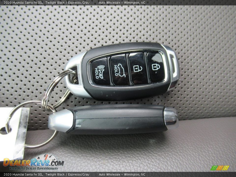 2020 Hyundai Santa Fe SEL Twilight Black / Espresso/Gray Photo #20