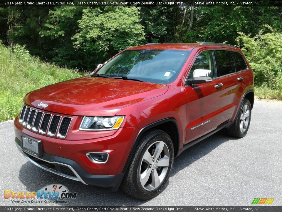 2014 Jeep Grand Cherokee Limited 4x4 Deep Cherry Red Crystal Pearl / New Zealand Black/Light Frost Photo #2