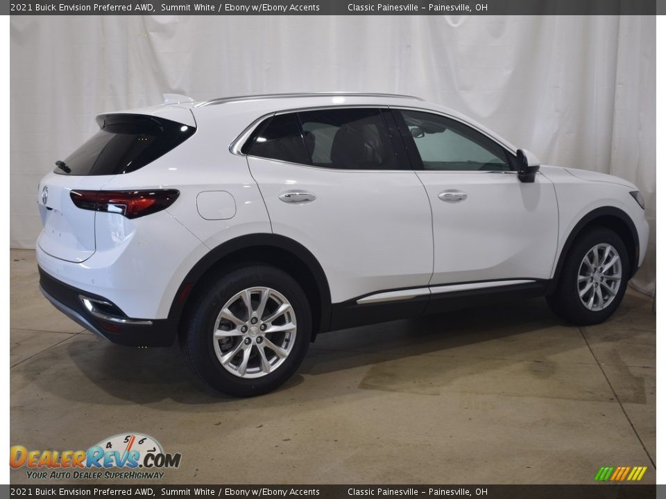 2021 Buick Envision Preferred AWD Summit White / Ebony w/Ebony Accents Photo #2