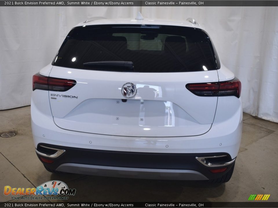 2021 Buick Envision Preferred AWD Summit White / Ebony w/Ebony Accents Photo #3