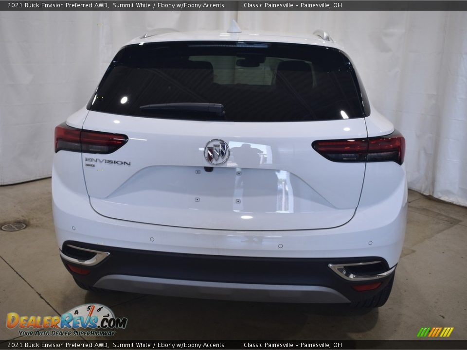 2021 Buick Envision Preferred AWD Summit White / Ebony w/Ebony Accents Photo #3