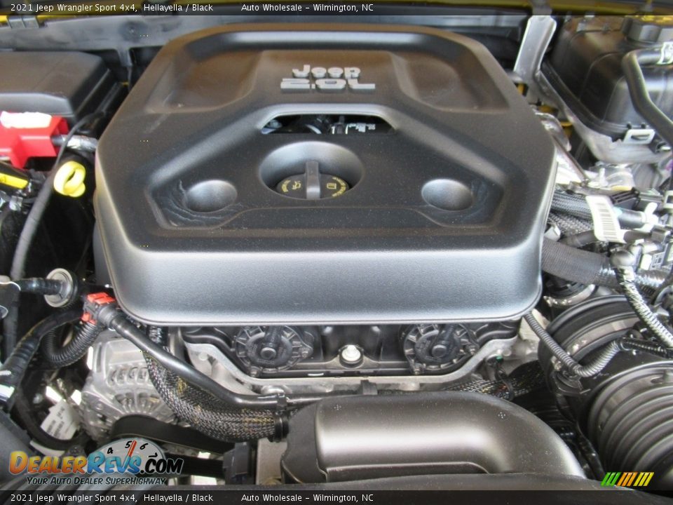 2021 Jeep Wrangler Sport 4x4 Hellayella / Black Photo #6