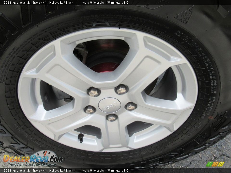 2021 Jeep Wrangler Sport 4x4 Hellayella / Black Photo #7