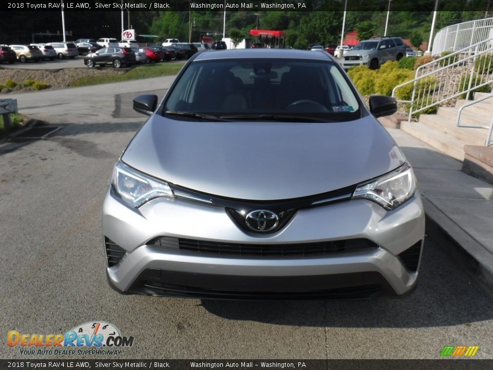 2018 Toyota RAV4 LE AWD Silver Sky Metallic / Black Photo #9