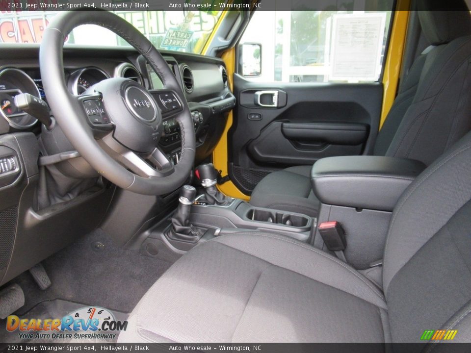 2021 Jeep Wrangler Sport 4x4 Hellayella / Black Photo #10
