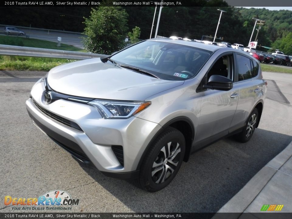 2018 Toyota RAV4 LE AWD Silver Sky Metallic / Black Photo #10