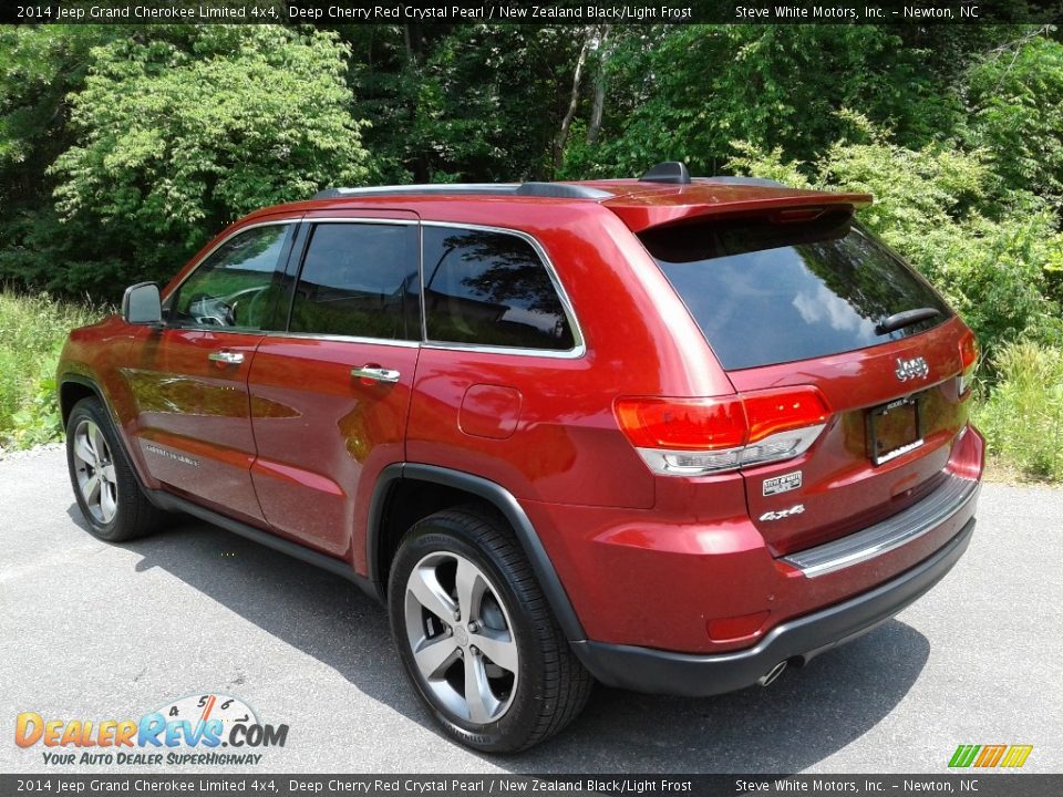 2014 Jeep Grand Cherokee Limited 4x4 Deep Cherry Red Crystal Pearl / New Zealand Black/Light Frost Photo #11