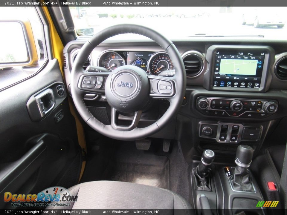 2021 Jeep Wrangler Sport 4x4 Hellayella / Black Photo #14