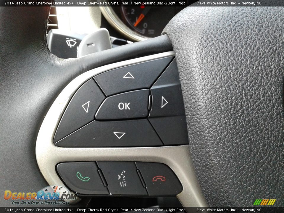 2014 Jeep Grand Cherokee Limited 4x4 Deep Cherry Red Crystal Pearl / New Zealand Black/Light Frost Photo #25