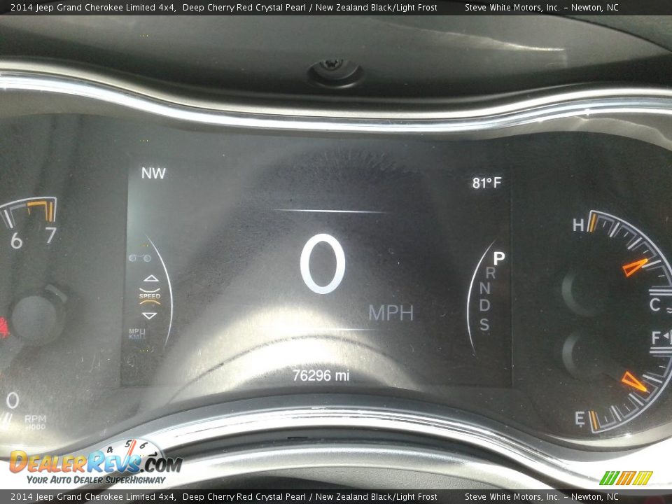 2014 Jeep Grand Cherokee Limited 4x4 Deep Cherry Red Crystal Pearl / New Zealand Black/Light Frost Photo #27