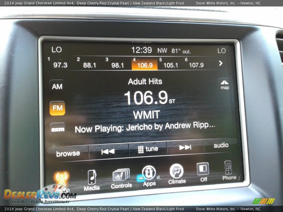 2014 Jeep Grand Cherokee Limited 4x4 Deep Cherry Red Crystal Pearl / New Zealand Black/Light Frost Photo #28