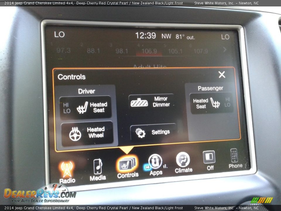 2014 Jeep Grand Cherokee Limited 4x4 Deep Cherry Red Crystal Pearl / New Zealand Black/Light Frost Photo #29