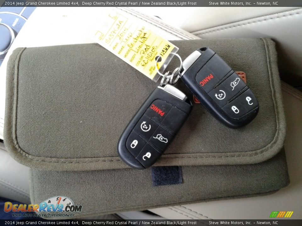 2014 Jeep Grand Cherokee Limited 4x4 Deep Cherry Red Crystal Pearl / New Zealand Black/Light Frost Photo #34