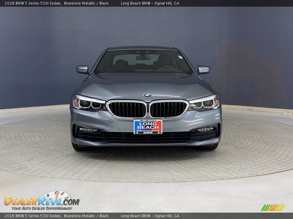 2018 BMW 5 Series 530i Sedan Bluestone Metallic / Black Photo #2