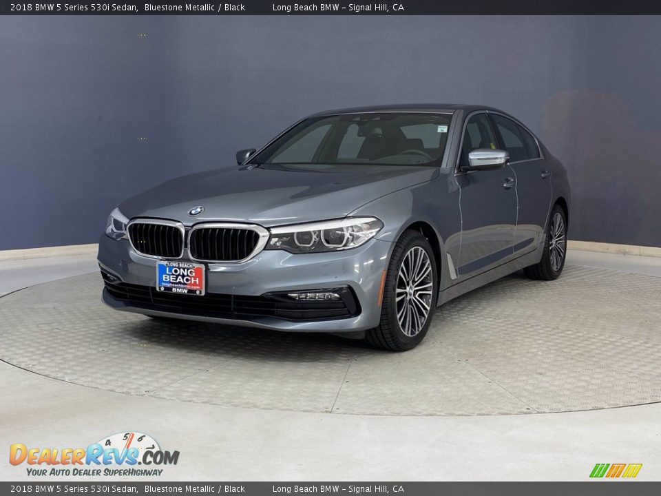 2018 BMW 5 Series 530i Sedan Bluestone Metallic / Black Photo #3