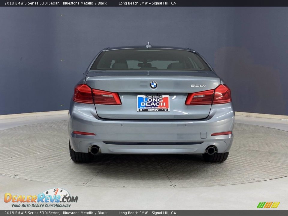 2018 BMW 5 Series 530i Sedan Bluestone Metallic / Black Photo #4