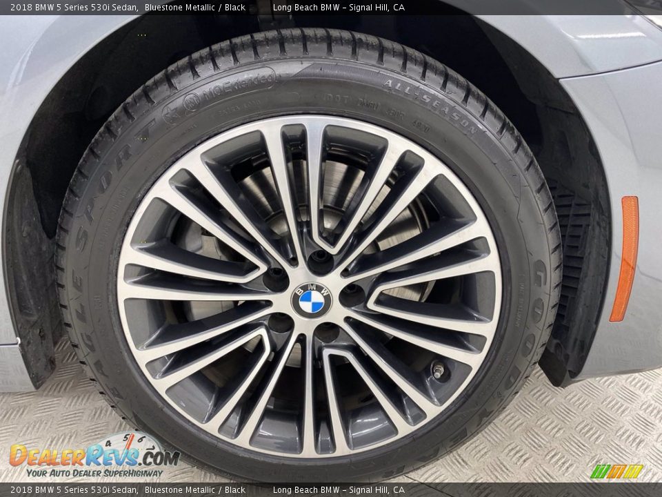 2018 BMW 5 Series 530i Sedan Bluestone Metallic / Black Photo #6