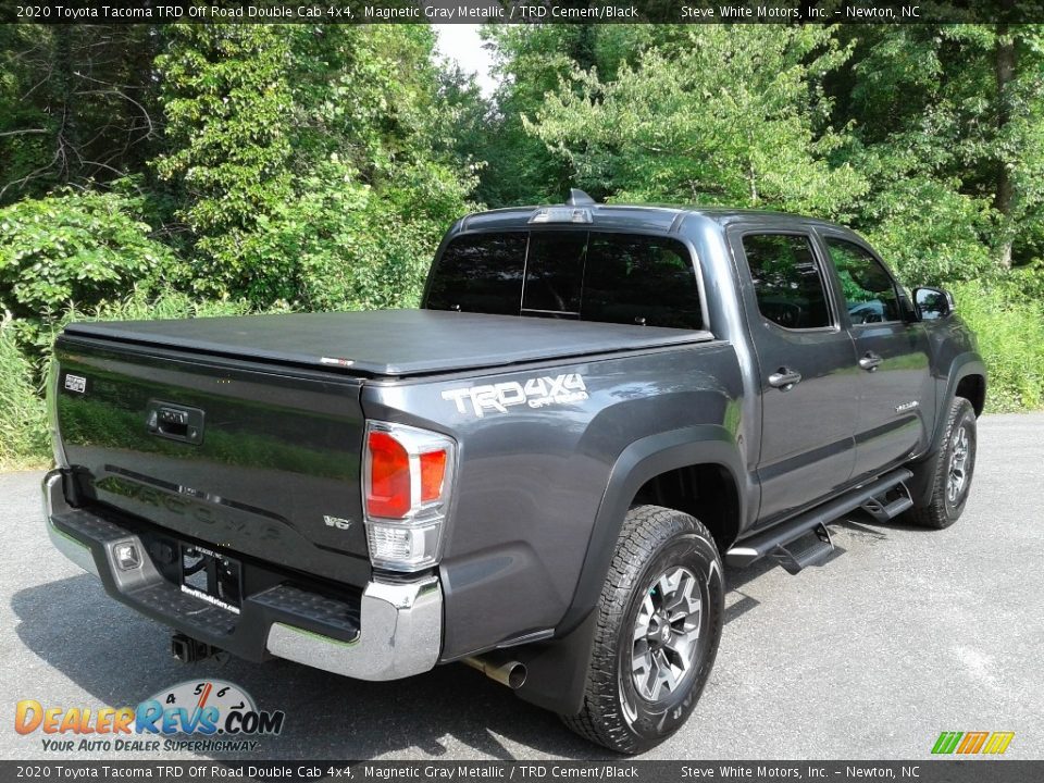 2020 Toyota Tacoma TRD Off Road Double Cab 4x4 Magnetic Gray Metallic / TRD Cement/Black Photo #6