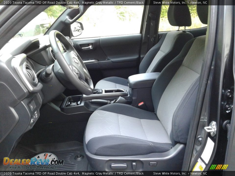 Front Seat of 2020 Toyota Tacoma TRD Off Road Double Cab 4x4 Photo #12