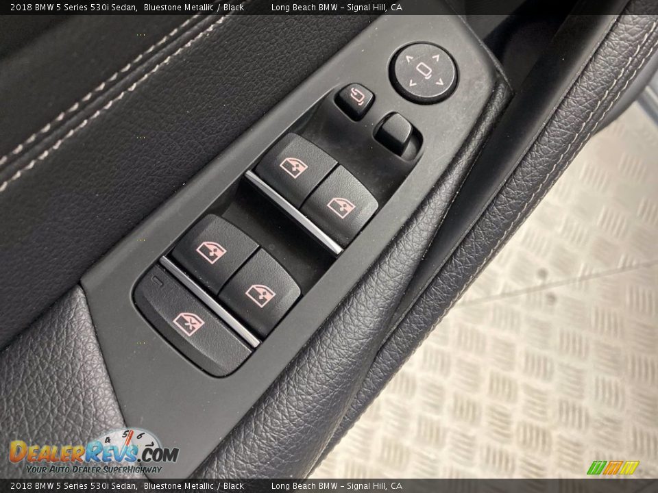 2018 BMW 5 Series 530i Sedan Bluestone Metallic / Black Photo #14
