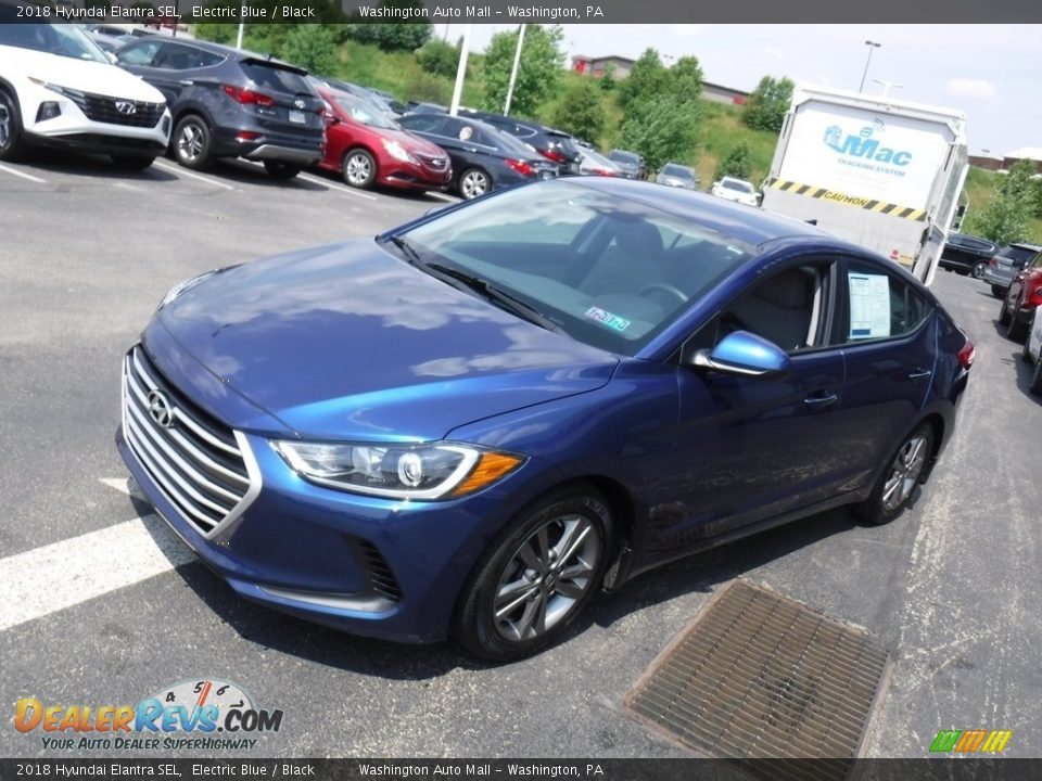 2018 Hyundai Elantra SEL Electric Blue / Black Photo #5