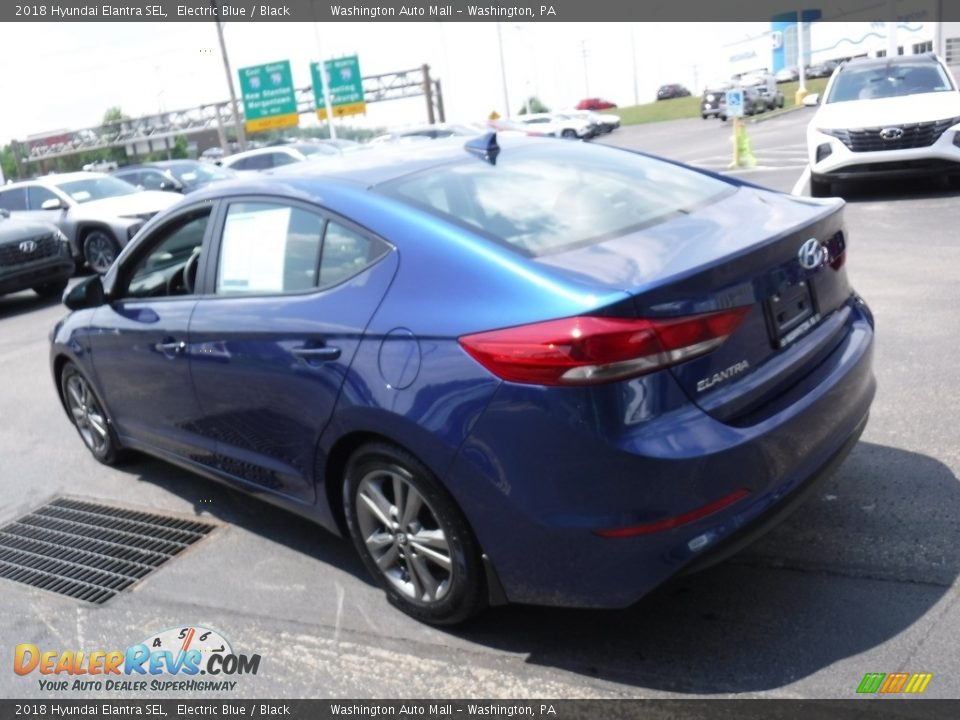 2018 Hyundai Elantra SEL Electric Blue / Black Photo #7