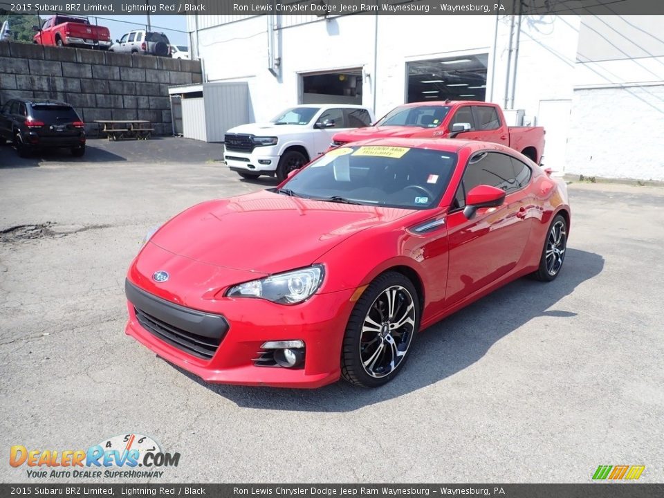 2015 Subaru BRZ Limited Lightning Red / Black Photo #1